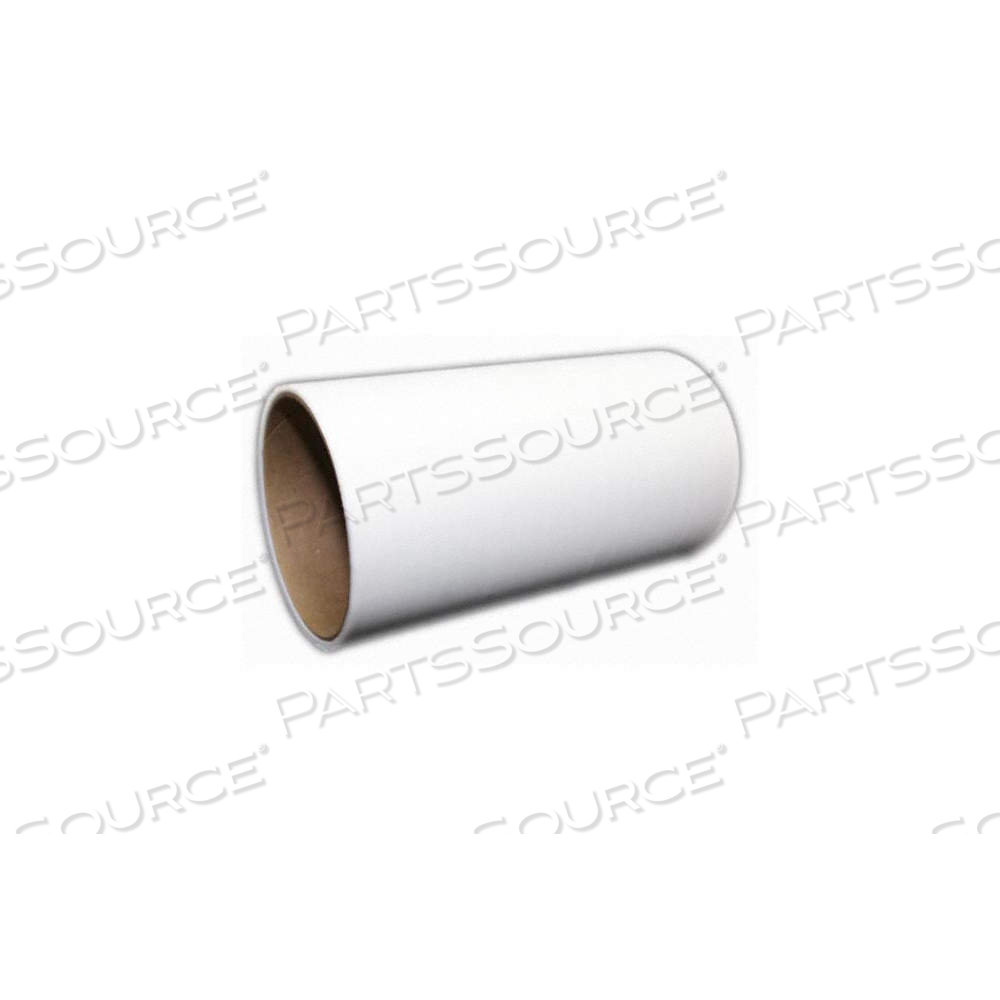 PLASTIC FILM, 6 IN WD, 50 FT LG, WHITE, SEMI-CLEAR, 1,500 PSI TENSILE STRENGTH, PLAIN BACKING by Approved Vendor