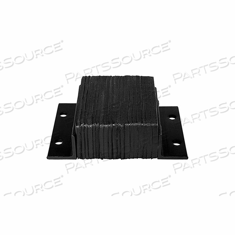 IDEAL WAREHOUSE LB410-12/P1 LAMINATED WELD ONE SIDE BUMPER 13-3/8"W X 4-1/2"D X 12"H by Ironguard