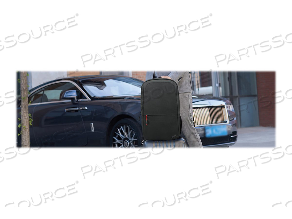 THINKPAD ESSENTIAL (ECO), NOTEBOOK CARRYING BACKPACK, 16", BLACK WITH RED ACCENTS, FOR SLIM 7 CARBON 13, THINKPAD L13 YOGA GEN 3, T14S GEN 3 by Lenovo