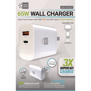 WALL CHARGER, 60 W, WHITE by ByTech