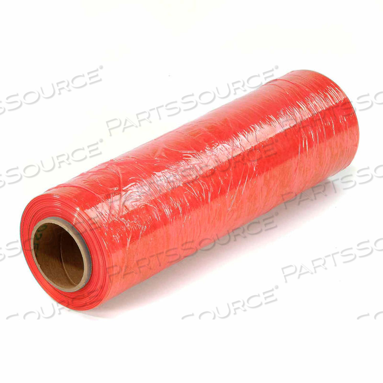 RED STRETCH WRAP 18" X 1500' X 80 GAUGE by Western Plastics Inc RED STRETCH WRAP 18" X 1500' X 80 GAUGE by Western Plastics Inc
