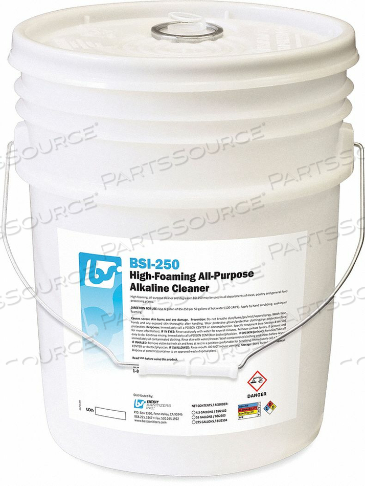 ALKALINE CLEANER FOAM 5 GAL. by Best Sanitizers Inc. ALKALINE CLEANER FOAM 5 GAL. by Best Sanitizers Inc.
