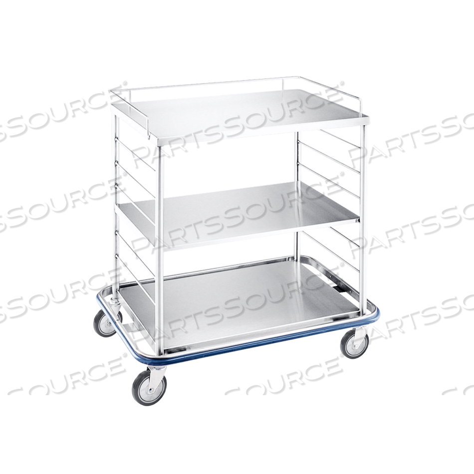 OPEN CASE CART 42"W X 40 3/4"H X 29"D W/(1) ADJ S/S SOLID SHELF by Blickman