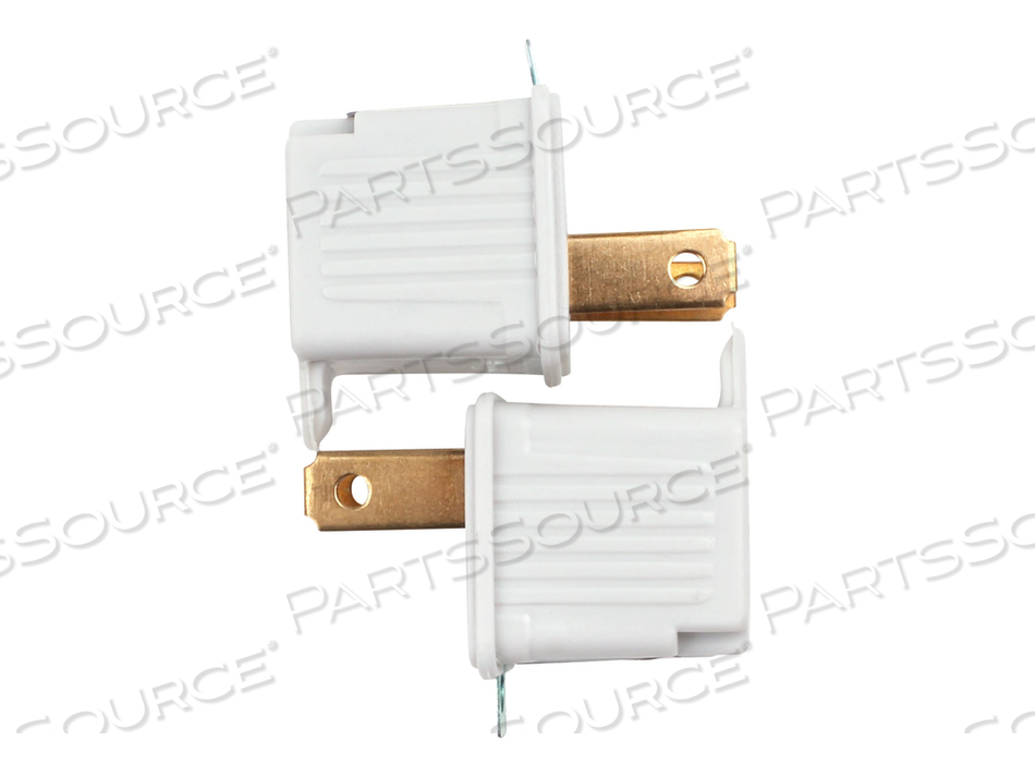 GT1W2PK, POWER CONNECTOR ADAPTER, NEMA 5-15R (R) TO NEMA 1-15P (P), 125 V, 15 A, WHITE (PACK OF 2) by CyberPower