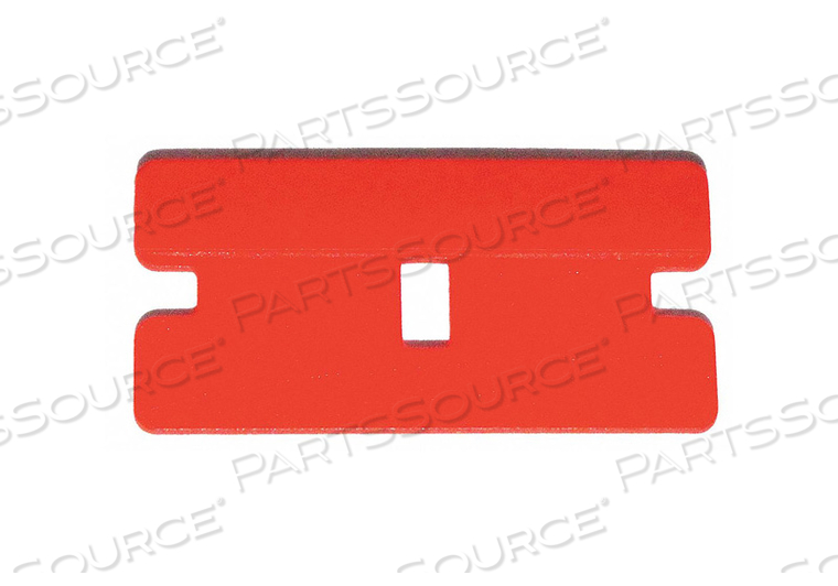 SCRAPER BLADE STIFF 1-1/2 PLASTIC PK100 by Keysco Tools