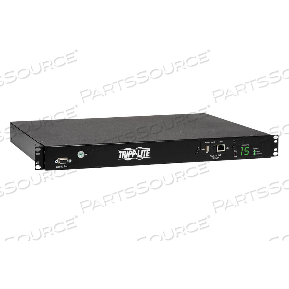 PDU SWITCHED ATS 2/2.4KW 200/240V 10 C13 2 C14 3.6M CORDS 1URM by Tripp Lite PDU SWITCHED ATS 2/2.4KW 200/240V 10 C13 2 C14 3.6M CORDS 1URM by Tripp Lite