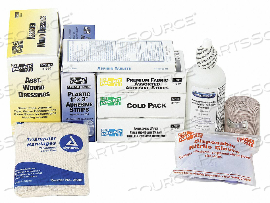 FIRST AID KIT REFILL FIRST AID 165 PCS. by First Aid Only