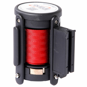 REPLACEMENT CASSETTE FOR QUEUEMASTER & SAFETYMASTER STANCHIONS, 8-1/2' RED BELT by Queue Solutions LLC