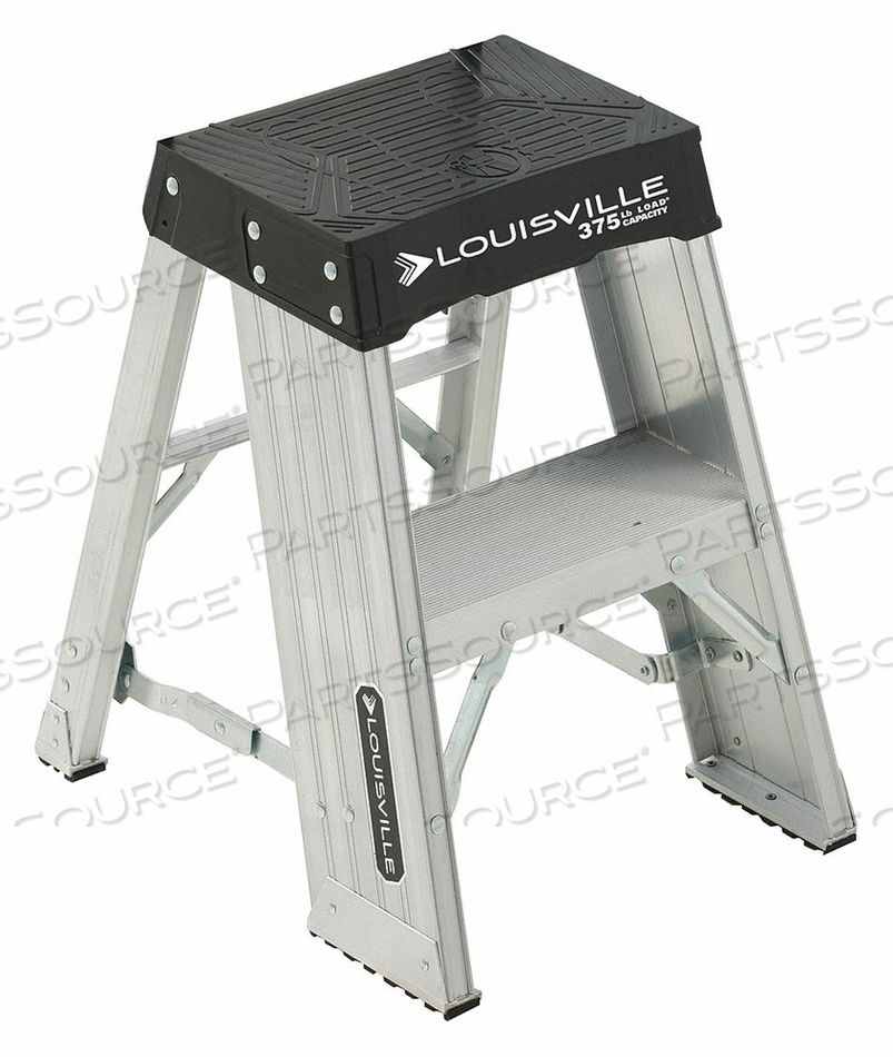 STEP STAND 375 LB LD CAP. ALUMINUM by Louisville