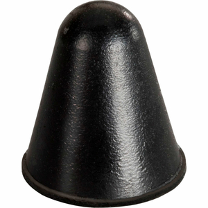 SOUND DAMPENING RUBBER BUMPER FEET - CONICAL - BLACK - 0.886" H X 0.787" W - BS57 - PKG OF 1000 by Bumper Specialties Inc