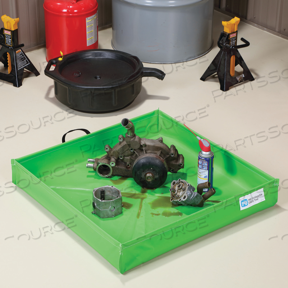 PIG COLLAPSIBLE UTILITY TRAY by New Pig Corporation PIG COLLAPSIBLE UTILITY TRAY by New Pig Corporation