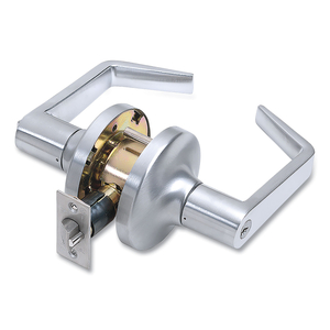 HEAVY DUTY COMMERCIAL ENTRY LEVER LOCKSET, SATIN CHROME FINISH by Tell