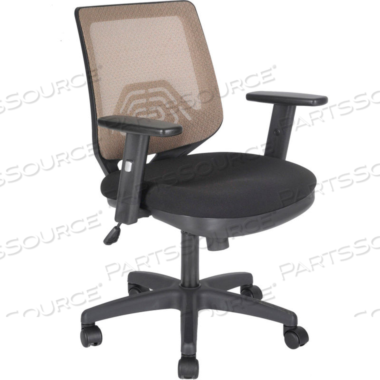 SHOPSOL CONFERENCE ROOM CHAIR - FABRIC SEAT WITH MESH BACK - BLACK by LDS Industries LLC SHOPSOL CONFERENCE ROOM CHAIR - FABRIC SEAT WITH MESH BACK - BLACK by LDS Industries LLC