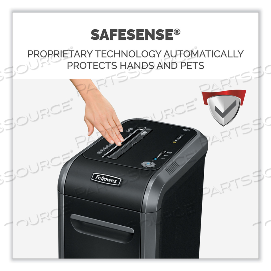 POWERSHRED 99CI 100% JAM PROOF CROSS-CUT SHREDDER, 18 MANUAL SHEET CAPACITY by Fellowes POWERSHRED 99CI 100% JAM PROOF CROSS-CUT SHREDDER, 18 MANUAL SHEET CAPACITY by Fellowes