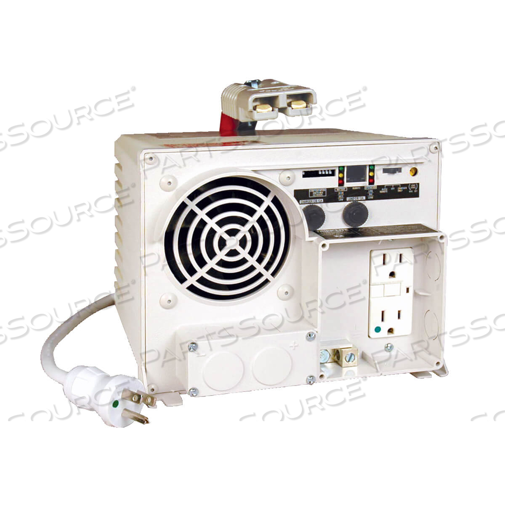 1250W AMBULANCE / EMS INVERTER/CHARGER 12VDC 120VAC 14/55A 2 OUT by Tripp Lite 1250W AMBULANCE / EMS INVERTER/CHARGER 12VDC 120VAC 14/55A 2 OUT by Tripp Lite
