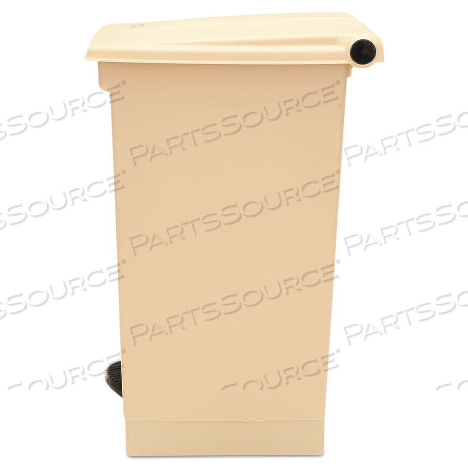 INDOOR UTILITY STEP-ON WASTE CONTAINER, 12 GAL, PLASTIC, BEIGE by Rubbermaid Medical Division INDOOR UTILITY STEP-ON WASTE CONTAINER, 12 GAL, PLASTIC, BEIGE by Rubbermaid Medical Division