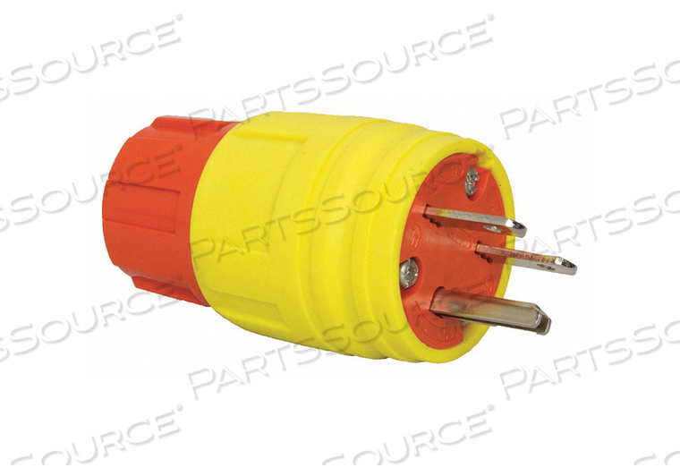 PLUG INDUSTRIAL 6-15P 15A 250VAC YELLOW by Ericson Manufacturing Co. PLUG INDUSTRIAL 6-15P 15A 250VAC YELLOW by Ericson Manufacturing Co.