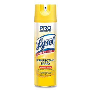 DISINFECTANT SPRAY, ORIGINAL SCENT, 19 OZ AEROSOL SPRAY, 12/CARTON by Lysol