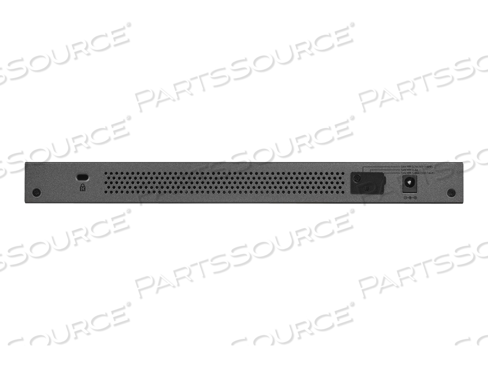 GS116PP, SWITCH, UNMANAGED, 16 X 10/100/1000 (POE+), DESKTOP, RACK-MOUNTABLE, WALL-MOUNTABLE, POE+ (183 W) by Netgear GS116PP, SWITCH, UNMANAGED, 16 X 10/100/1000 (POE+), DESKTOP, RACK-MOUNTABLE, WALL-MOUNTABLE, POE+ (183 W) by Netgear