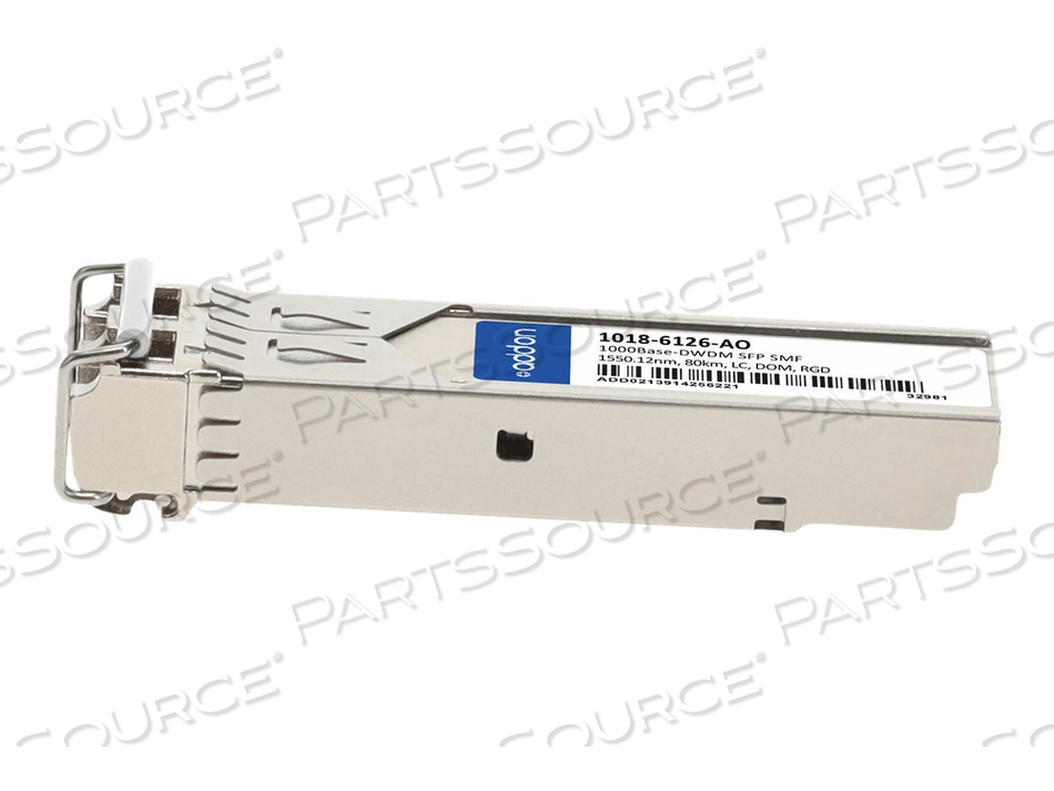 ADDON, SFP (MINI-GBIC) TRANSCEIVER MODULE (EQUIVALENT TO: OPTELIAN 1018-6126), GIGE, 1000BASE-DWDM, LC SINGLE-MODE, UP TO 49.7 MILES, 1550.1 by ADDON ADDON, SFP (MINI-GBIC) TRANSCEIVER MODULE (EQUIVALENT TO: OPTELIAN 1018-6126), GIGE, 1000BASE-DWDM, LC SINGLE-MODE, UP TO 49.7 MILES, 1550.1 by ADDON
