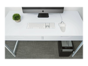ORBIT WITH SCROLL RING, TRACKBALL, RIGHT AND LEFT-HANDED, OPTICAL, 2 BUTTONS, WIRED, USB, WHITE, SILVER by Kensington Computer Products
