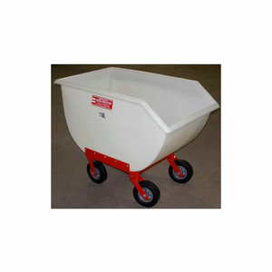 POLY-TUF 11 BUSHEL 4 WHEEL POLYETHYLENE NURSERY CART by Loyal Roth - T.R. Metal Crafters - Hayri