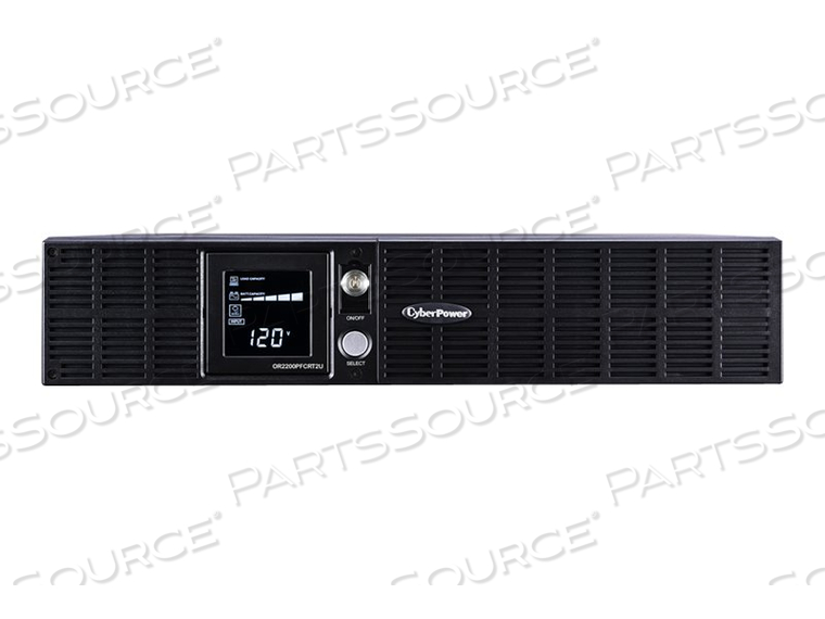 PFC SINEWAVE SERIES, UPS, AC 120 V, 1540 WATT, 2000 VA, 9 AH, USB, OUTPUT CONNECTORS: 8, 2U by CyberPower PFC SINEWAVE SERIES, UPS, AC 120 V, 1540 WATT, 2000 VA, 9 AH, USB, OUTPUT CONNECTORS: 8, 2U by CyberPower