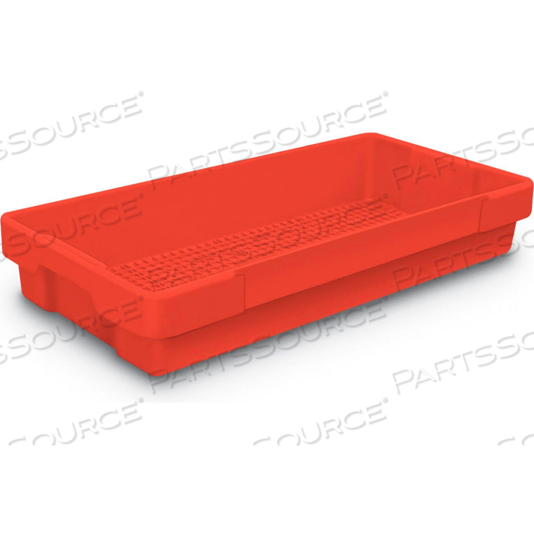 PLASTIC UTILITY TRAY RED 26" L X 12-1/2" W X 4-1/2 H by United Visual Products PLASTIC UTILITY TRAY RED 26" L X 12-1/2" W X 4-1/2 H by United Visual Products
