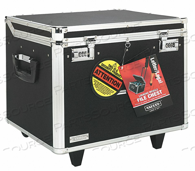 FILE STORAGE BOX BLACK by Vaultz FILE STORAGE BOX BLACK by Vaultz