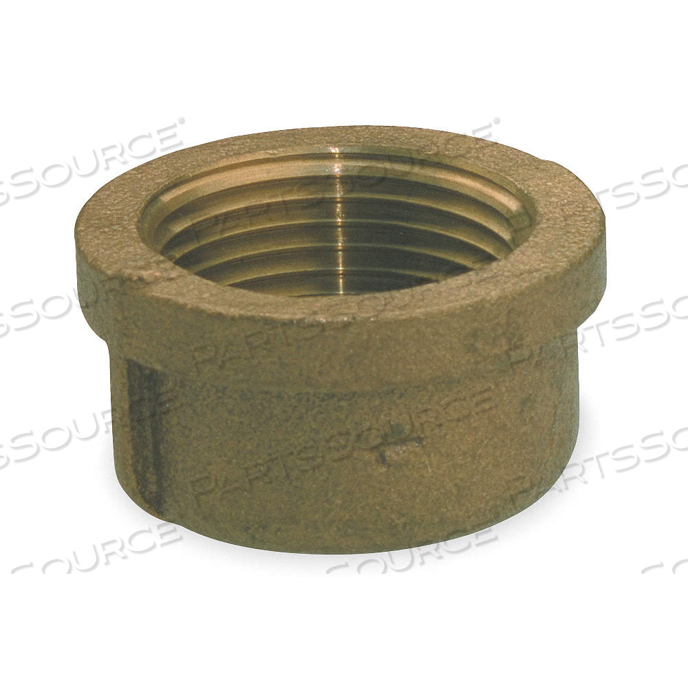 ROUND CAP, RED BRASS, 3/8 IN FITTING PIPE SIZE, FEMALE NPT, CLASS 125, CAP by Approved Vendor ROUND CAP, RED BRASS, 3/8 IN FITTING PIPE SIZE, FEMALE NPT, CLASS 125, CAP by Approved Vendor