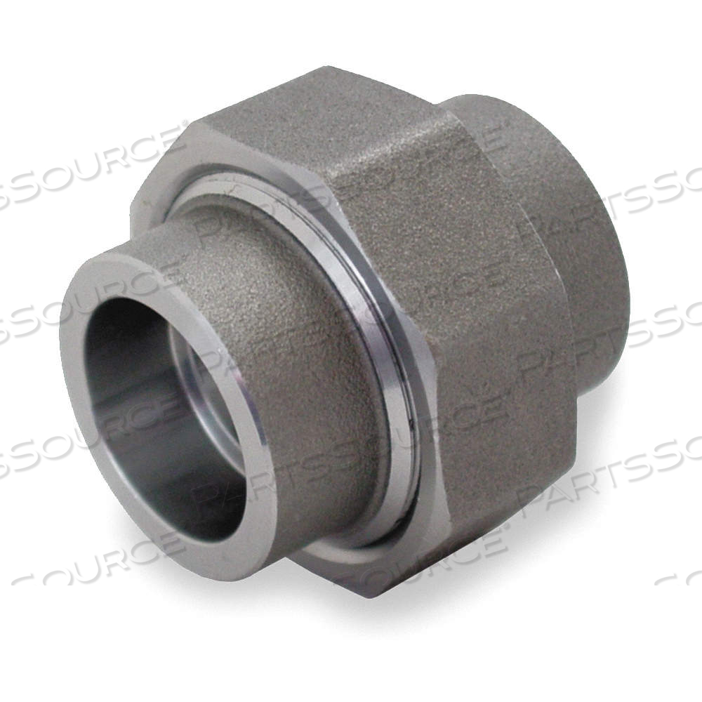 UNION, FORGED STEEL, 1 IN X 1 IN FITTING PIPE SIZE, CLASS 3000, SOCKET by Approved Vendor