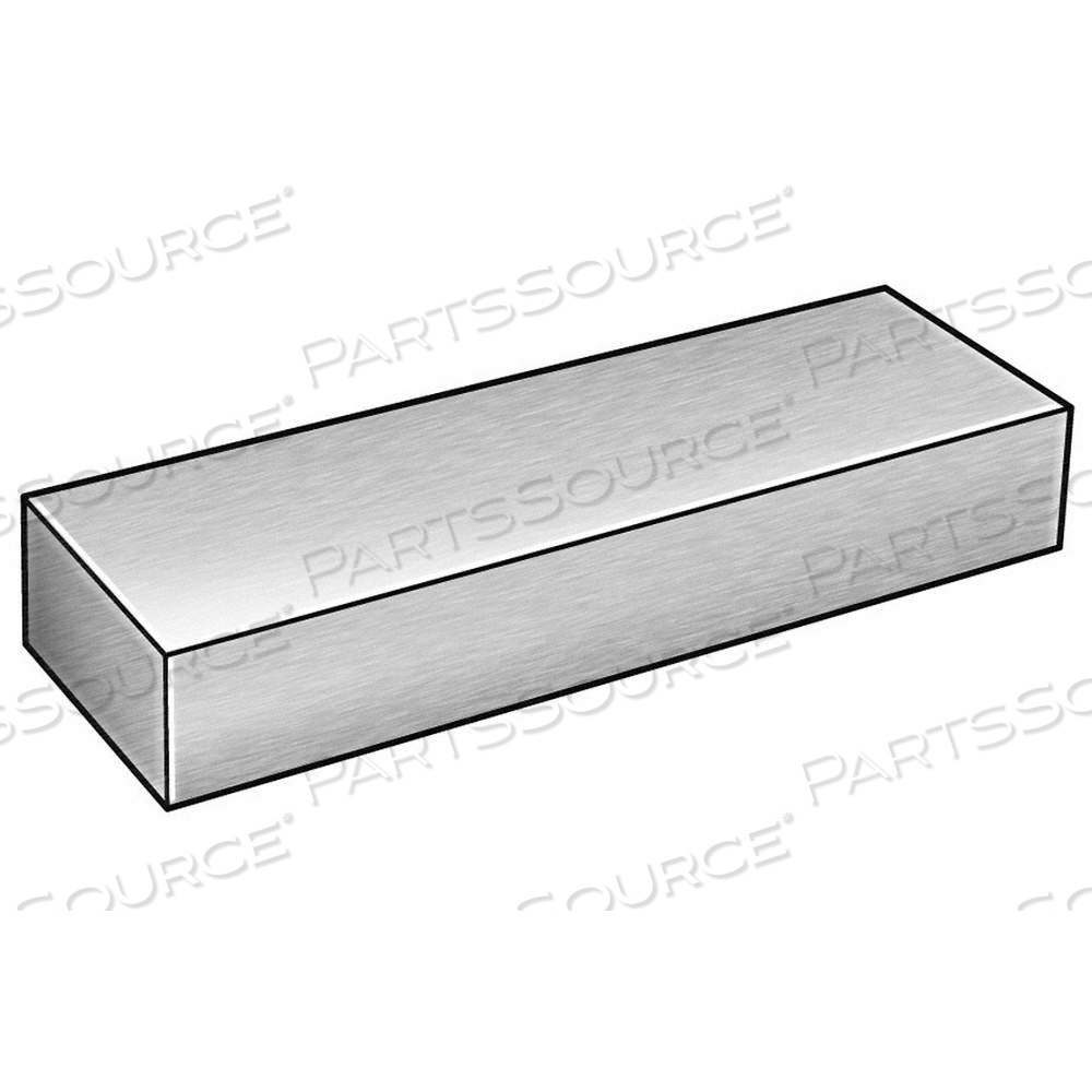 1045 CARBON STEEL SQUARE BAR, 0.38 IN THICK, -0.004 IN, 3/8 IN X 36 IN NOMINAL SIZE (WXL), POLISHED by Approved Vendor 1045 CARBON STEEL SQUARE BAR, 0.38 IN THICK, -0.004 IN, 3/8 IN X 36 IN NOMINAL SIZE (WXL), POLISHED by Approved Vendor