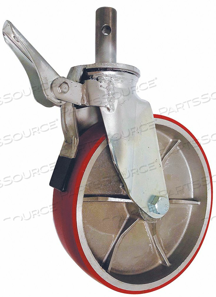 TOTAL-LOCK BOLT-IN ROUND STEM CASTER by Payson Casters TOTAL-LOCK BOLT-IN ROUND STEM CASTER by Payson Casters