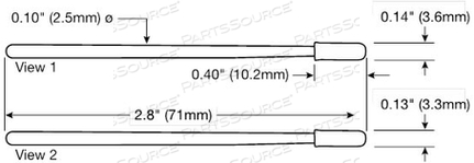 SEALED FOAM SWAB-STIFF HEAD by Chemtronics