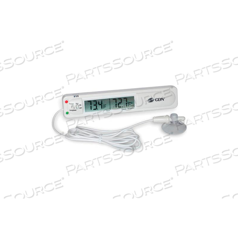 AUDIO / VISUAL REFRIGERATOR / FREEZER THERMOMETER ALARM by CDN Systems