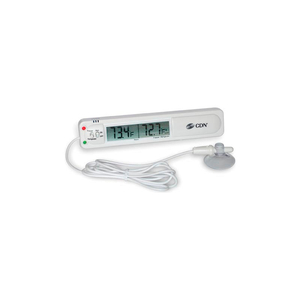 AUDIO / VISUAL REFRIGERATOR / FREEZER THERMOMETER ALARM by CDN Systems