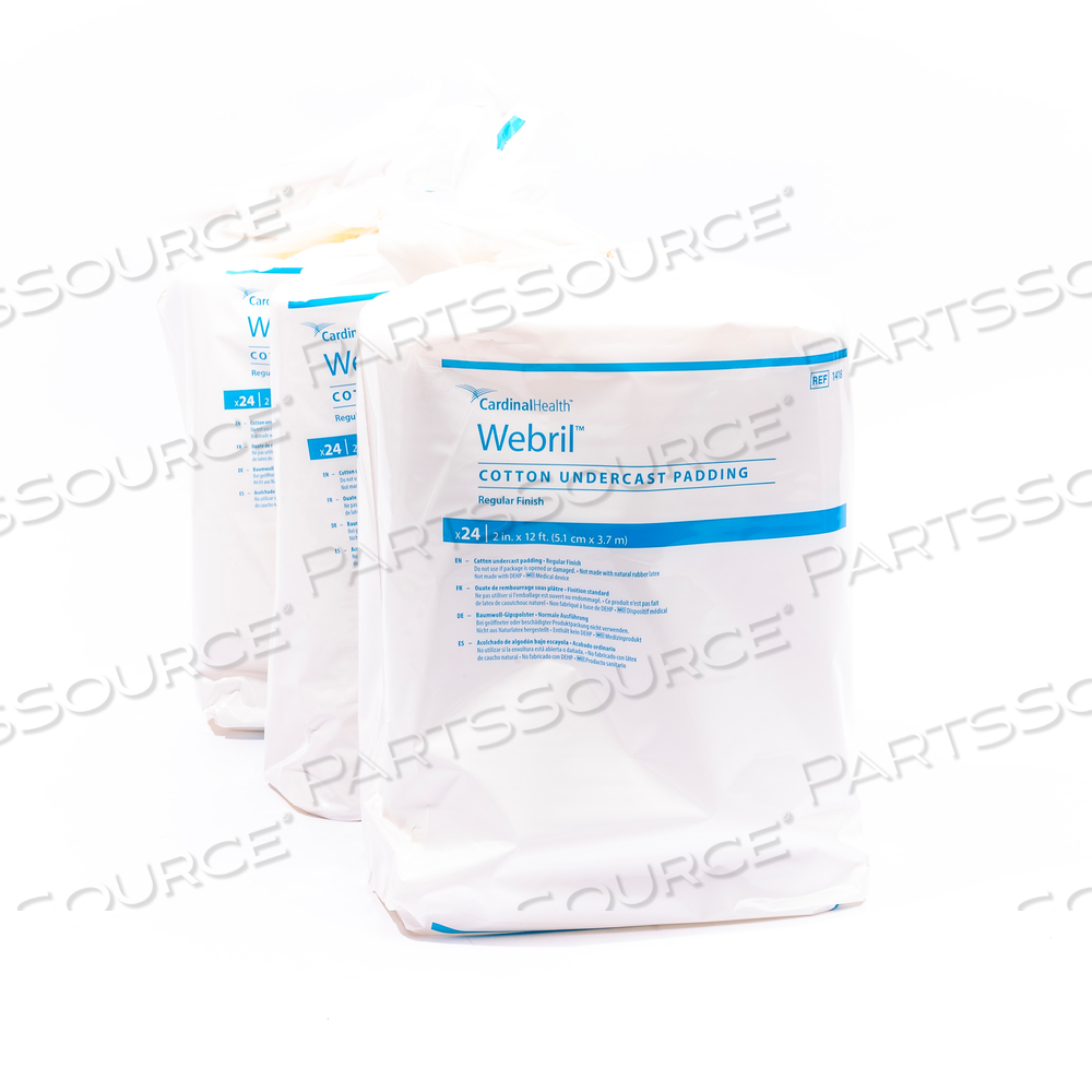 CAST PADDING - UNDERCAST WEBRIL, NONSTERILE, 2 IN X 4 YARD by Cardinal Health 200, LLC