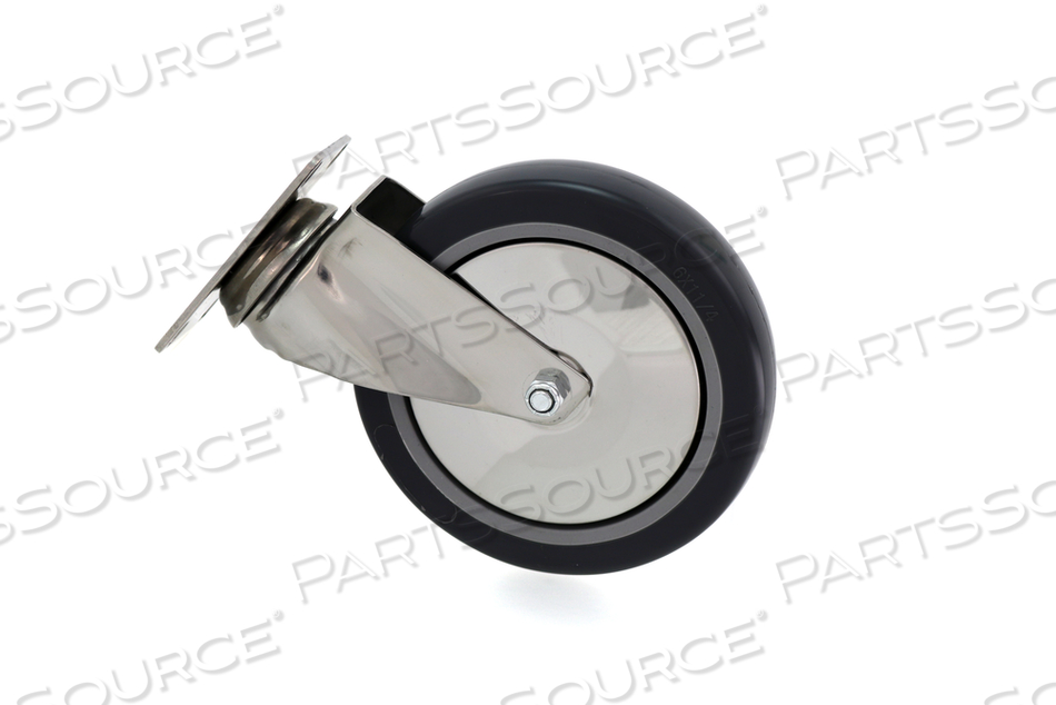 POLYURETHANE WHEEL CASTER, 6 IN DIA, 300 LB LOAD by Blickman