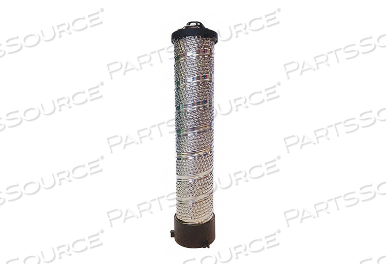 COMPRESSED AIR FILTER ELEMENT, FILTER TYPE ACTIVATED CARBON, FILTER RATING 0.01 MICRON, FILTER ELEMENT MATERIAL MICROGLASS, COMPATIBLE GRAIN by Speedaire