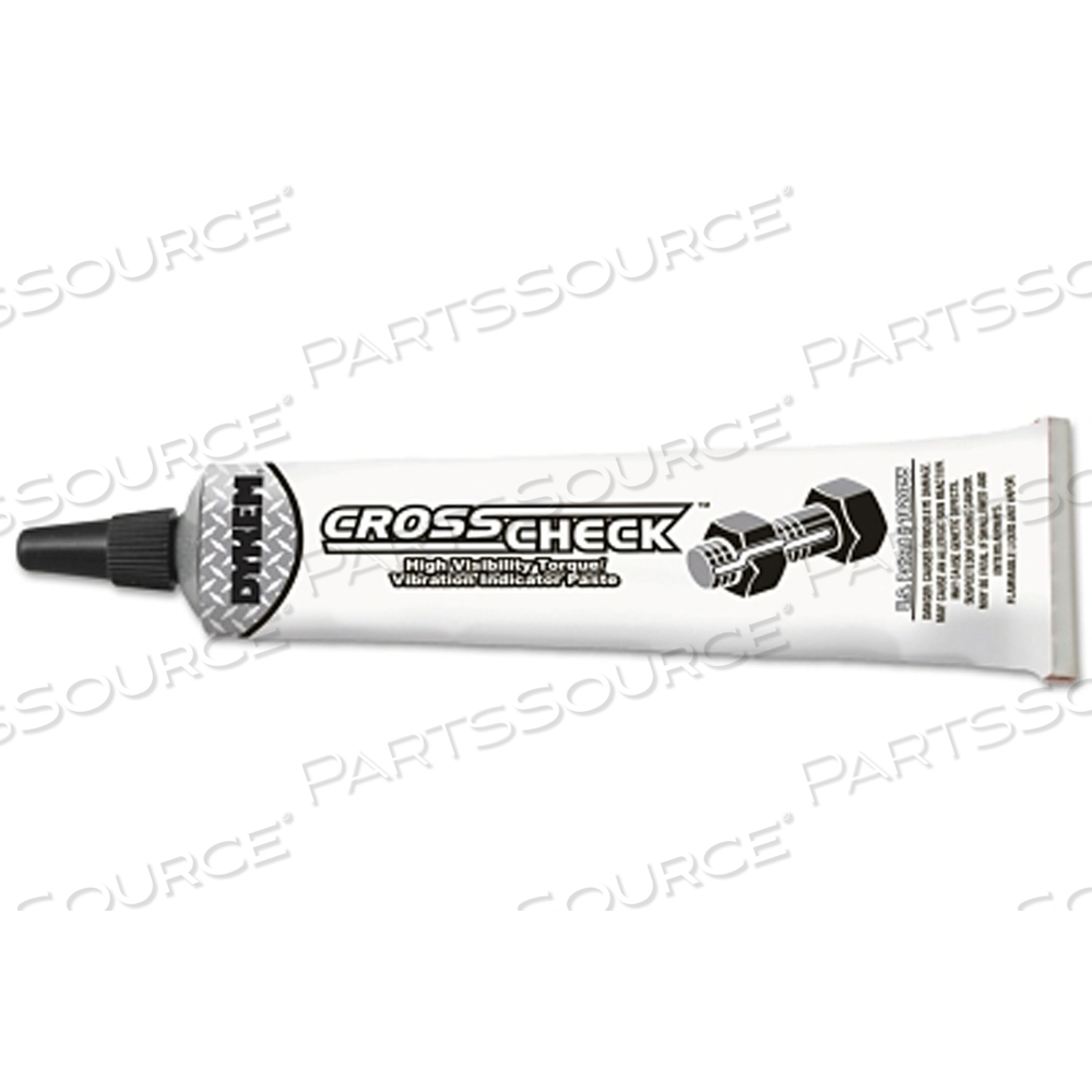 CROSS CHECK TORQUE SEAL TAMPER-PROOF INDICATOR PASTE, 1 OZ, TUBE, GREEN, 24 EA/CA by Dykem