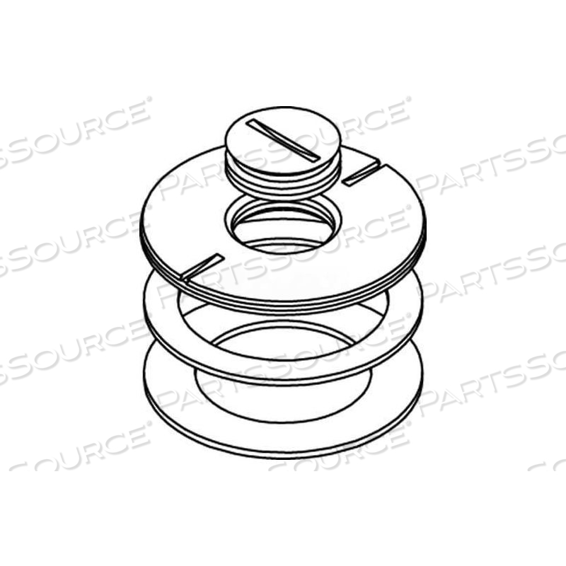 825CK-3/4 FLOOR BOX 800 SERIES CONVERSION KIT COVER, BRASS, 3/4" by Wiremold