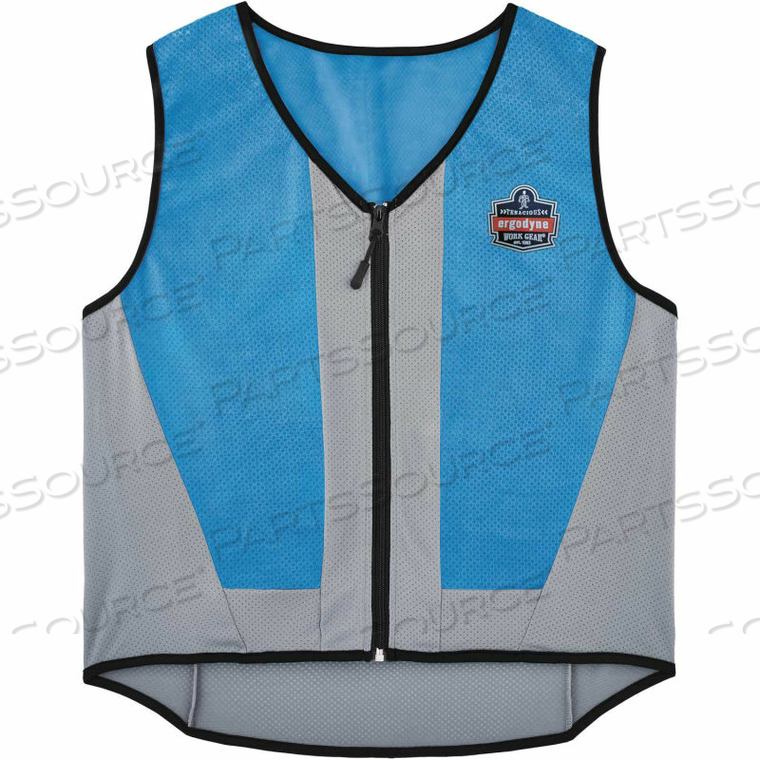 WET EVAPORATIVE COOLING VEST, PVA, BLUE, L by Ergodyne WET EVAPORATIVE COOLING VEST, PVA, BLUE, L by Ergodyne