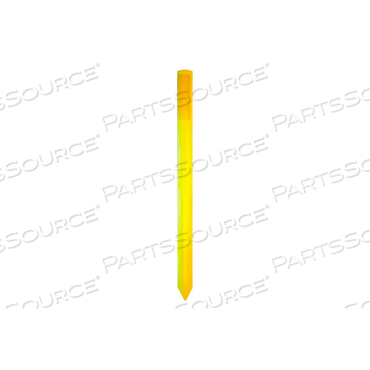 FG500 66" DELINEATOR POST, GROUND MOUNT, YELLOW by Pexco LLC FG500 66" DELINEATOR POST, GROUND MOUNT, YELLOW by Pexco LLC