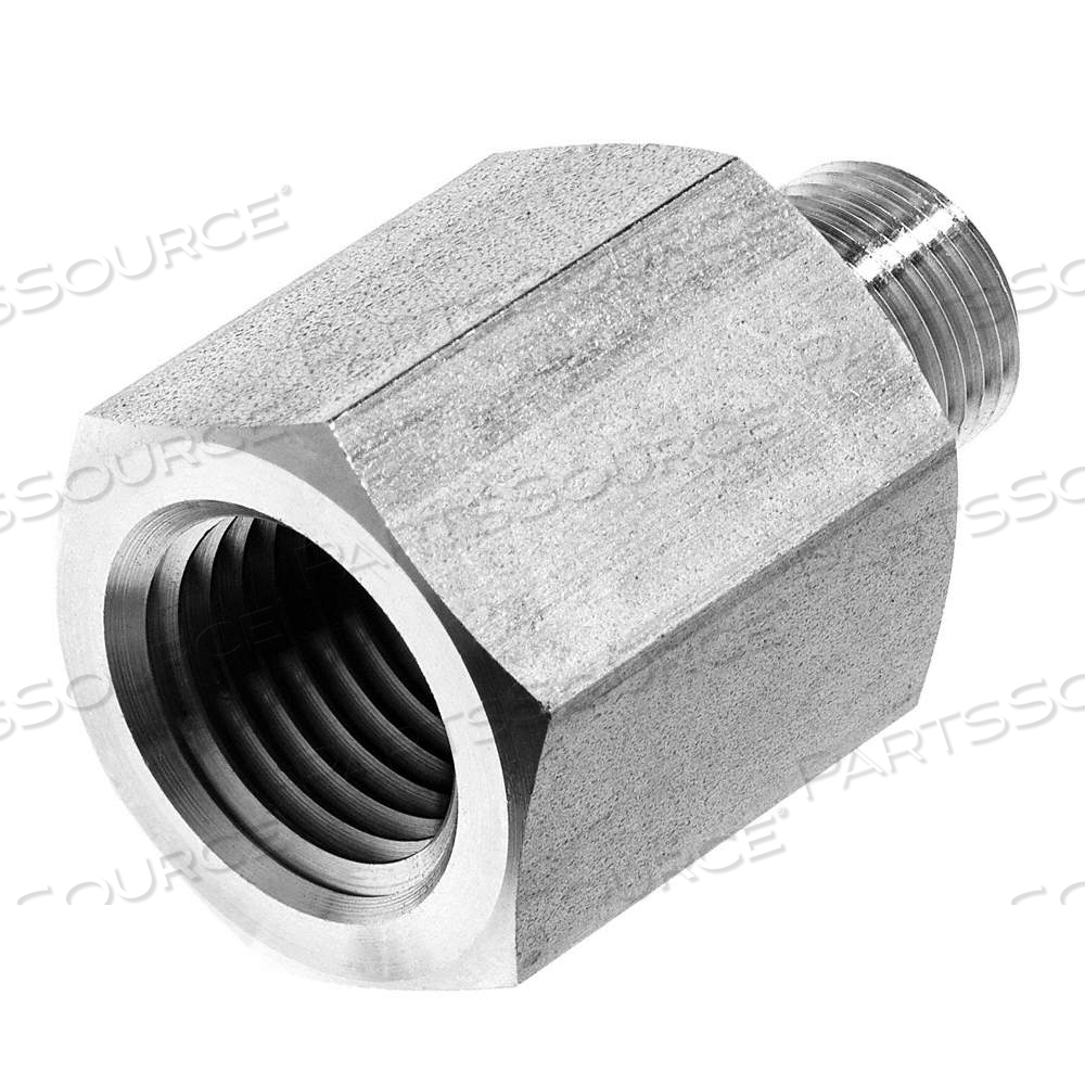 REDUCING ADAPTER, 304 STAINLESS STEEL, 1/4 IN X 1/8 IN FITTING PIPE SIZE, FEMALE NPT X MALE NPT by Approved Vendor