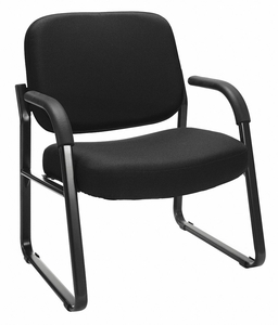ARM CHAIR BLACK FABRIC/PLASTIC/METAL by OFM Inc
