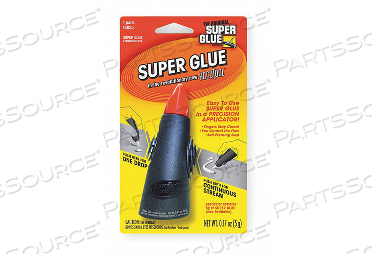 INSTANT ADHESIVE 5G DISPENSER CLEAR by Super Glue INSTANT ADHESIVE 5G DISPENSER CLEAR by Super Glue