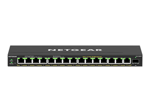 16-PORT HIGH-POWER POE+ GIGABIT ETHERNET PLUS SWITCH (231W) WITH 1 SFP PORT, SWITCH, MANAGED, 15 X 10/100/1000 (POE+) + 1 X SFP, DESKTOP, WA by Netgear