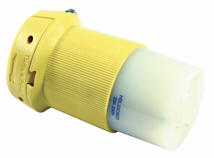 LOCKING CONNECTOR STD. 20 A L6-20R by Hubbell Incorporated, Wiring Device-Kellums