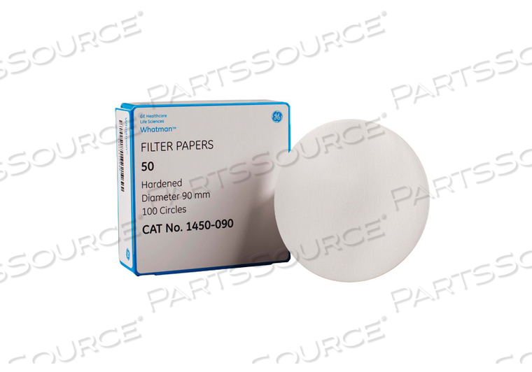 PAPER FILTER, 500 MM DIA, GRADE 50 FILTER FOR QUANTITATIVE ANALYSIS, THIN, CIRCLE, 100 PIECES 