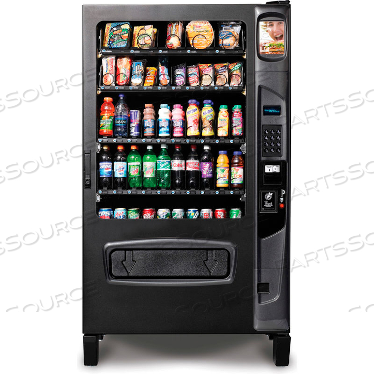 5 WIDE, SINGLE ZONE VENDING MACHINE, REFRIGERATED, 45 SELECTIONS - 15 SNACKS & 30 DRINKS by Selectivend 5 WIDE, SINGLE ZONE VENDING MACHINE, REFRIGERATED, 45 SELECTIONS - 15 SNACKS & 30 DRINKS by Selectivend